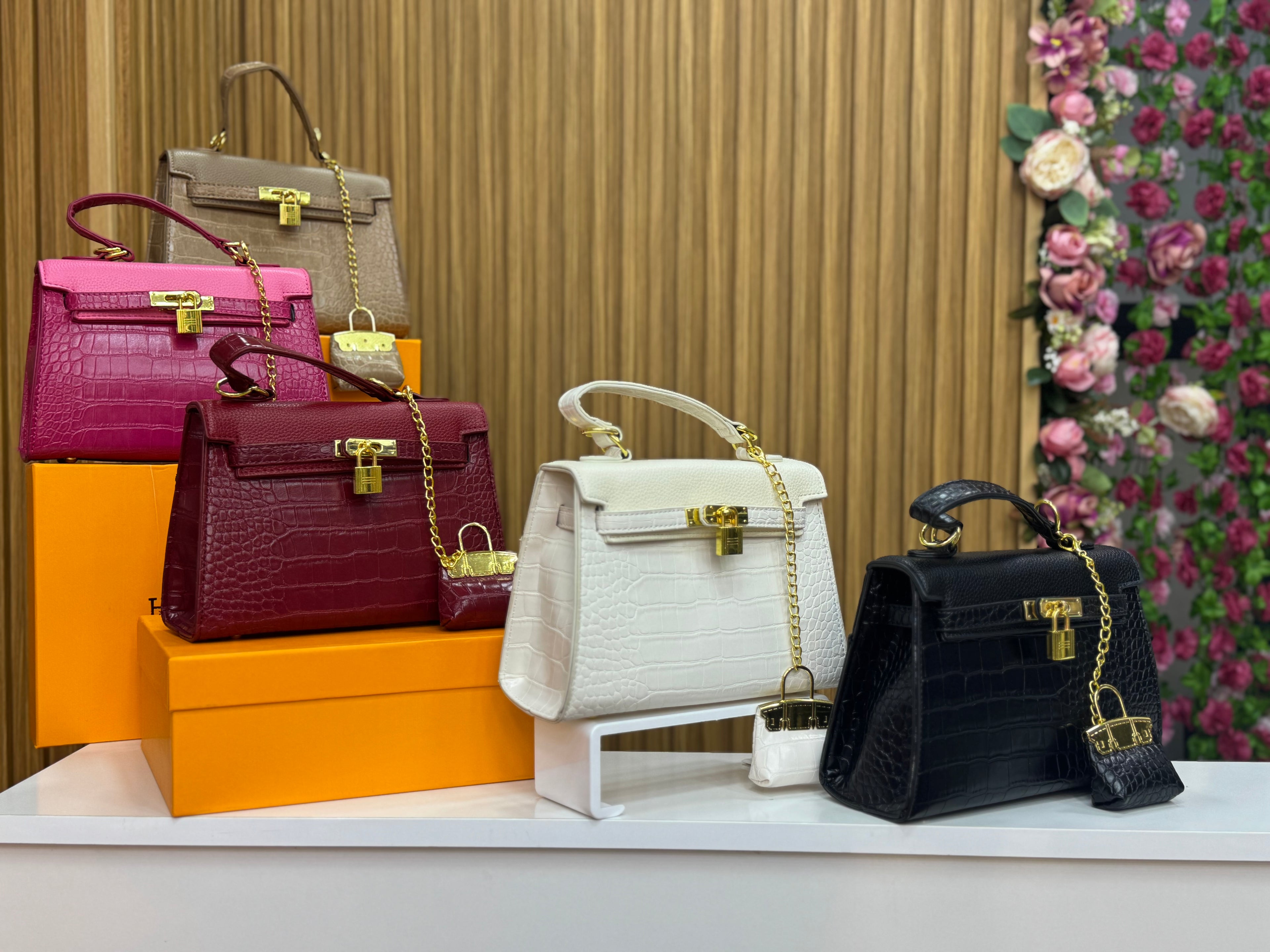 Sac hermes kelly croco